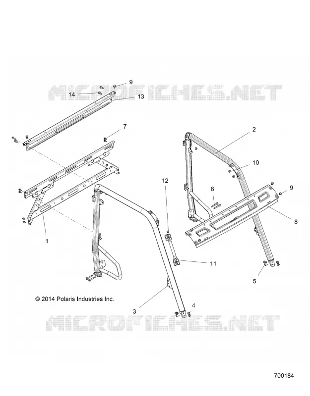 CHASSIS, CAB CADRE