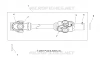 DRIVE TRAIN, ARBRE DE TRANSMISSION AVANT