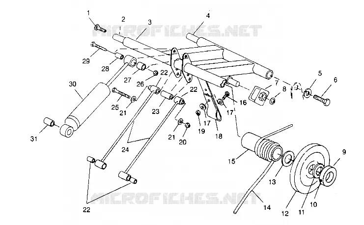 BRAS DE SUSPENSION ARRIERE XLT TOURING 0952857 AND  EUROPEAN XLT TOURING E952 (4929172917B014)