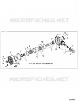 SYSTEME DE TRANSMISSION, FRONT GEARCASE (FROM 10/3/16)