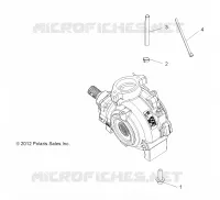 SYSTÈME DE TRANSMISSION, SUPPORT PONT, FRONT