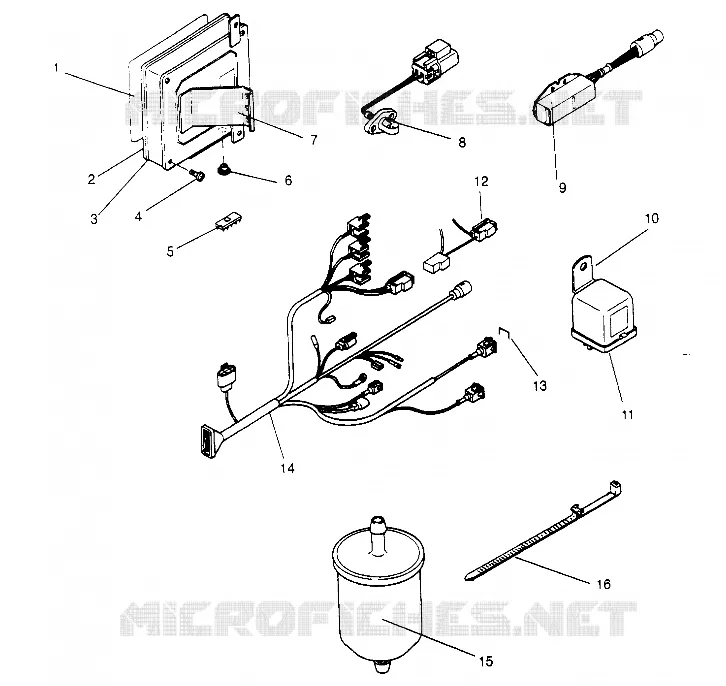 PIECES EFI RXL TOURING 0950869 (4928982898D005)