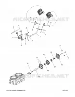 ENGINE, ECHAPPEMENT VALVES AND SOLENOID