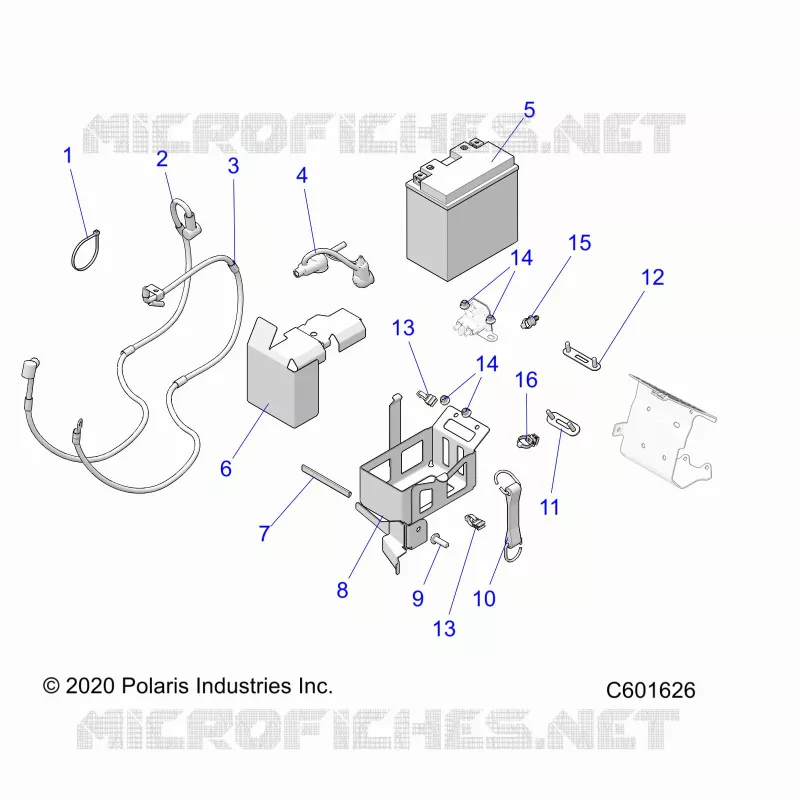 ELECTRICITE, BATTERY/BOX AND CABLES