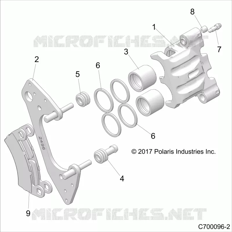FREIN AVANT CALIPER