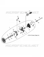 SYSTEME DE TRANSMISSION, PRIMARY CLUTCH -Z17VBA87A2/E87AB/AK/AM/LK (49RGRCLUTCHDRV1323181)