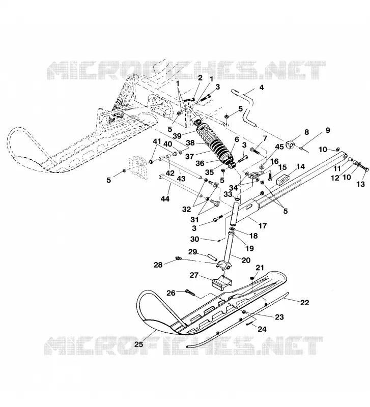 SUSPENSION AVANT AND SKI