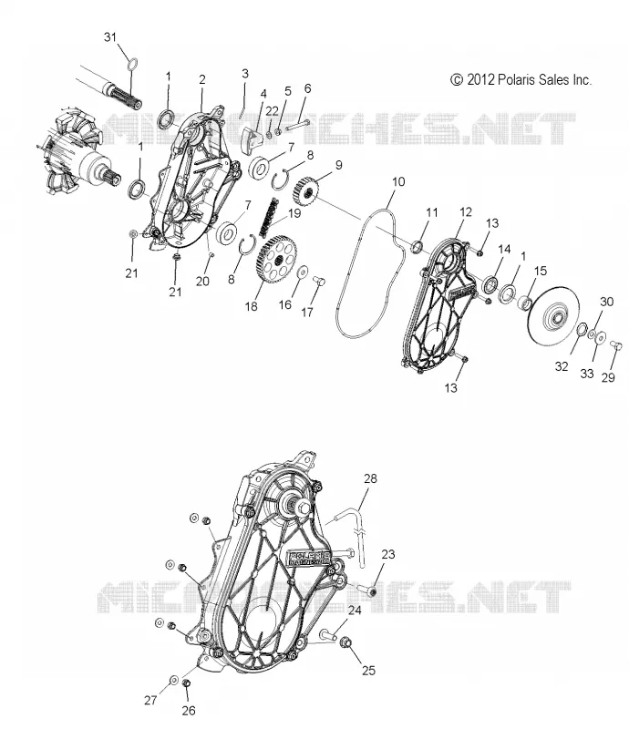 DRIVE TRAIN, CARTER DE CHAINE
