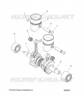 ENGINE, PISTON AND CRANKSHAFT