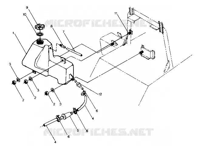 RESERVOIR D'HUILE Star, Sprint and Sprint E/S (4912721272015A)