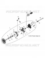 SYSTEME DE TRANSMISSION, PRIMARY CLUTCH -Z18VBA87B2/E87BK/BU/LK/BR (49RGRCLUTCHDRV1323181)