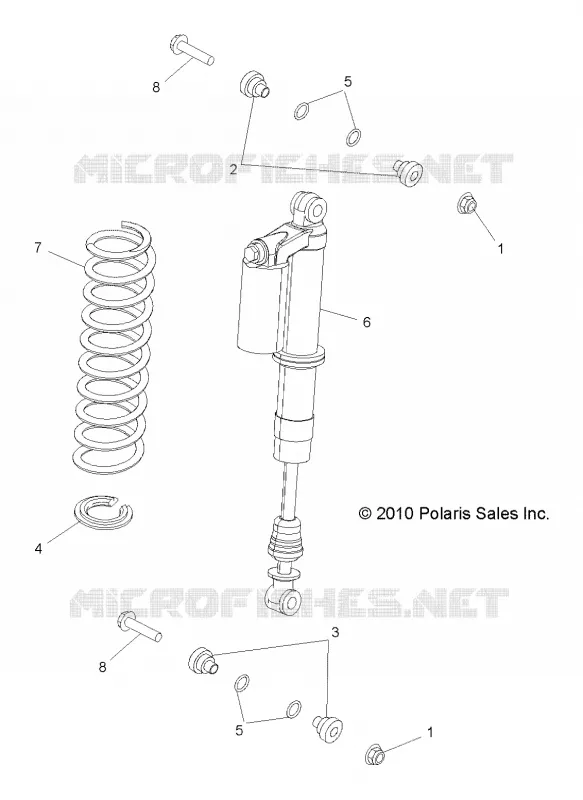 SUSPENSION ARRIERE SUPPORT AMORTISSEUR 