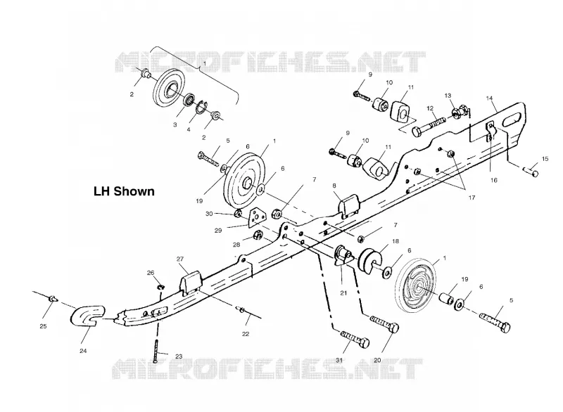 FIXATION RAIL (SUSPENSION)