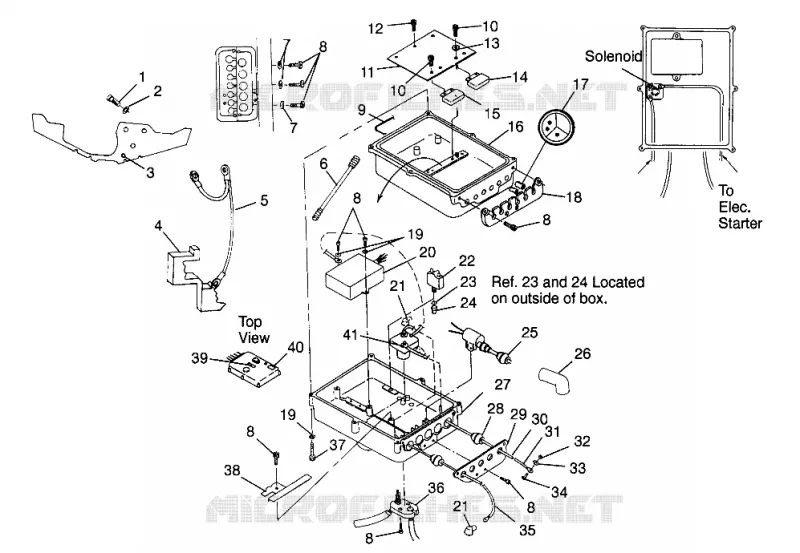 BOITIER ELECTRIQUE SLTX B964590 and Intl. SLTX I964590 (4935783578B010)