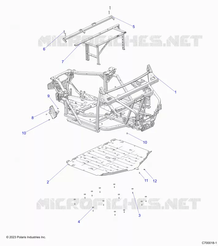 CHASSIS, MAIN FRAME AND SKID PLATES