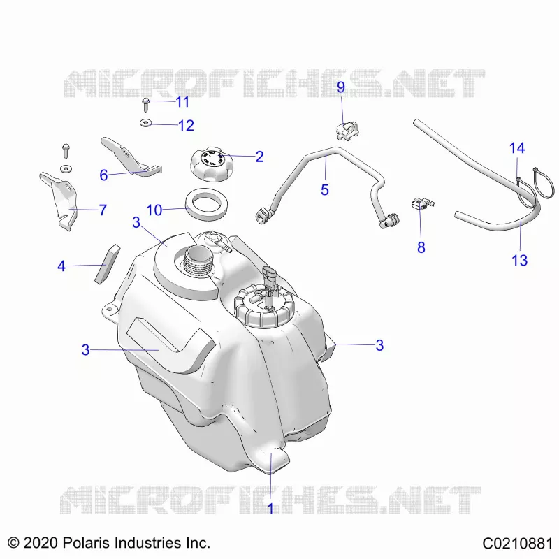SYSTÃˆME D'ALIMENTATION, FUEL TANK ASM.