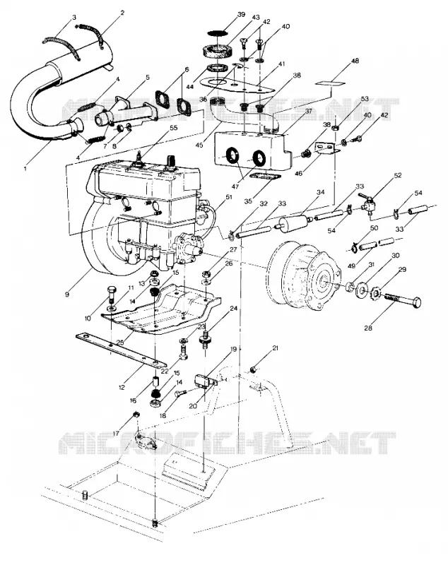 SUPPORT MOTEUR Sprint E/S (4915431543017A)