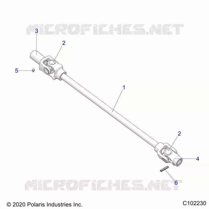 SYSTÃˆME DE TRANSMISSION, FRONT PROP SHAFT