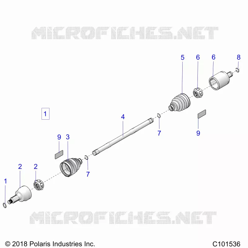 DRIVE TRAIN, TRANSMISSION AVANT SHAFT