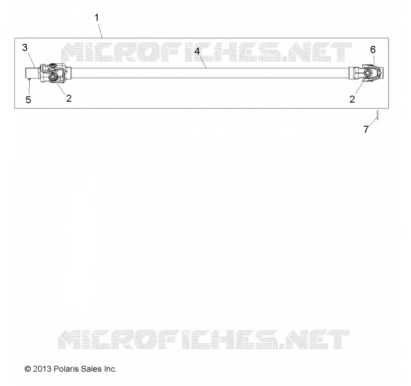 DRIVE TRAIN, ARBRE DE TRANSMISSION AVANT