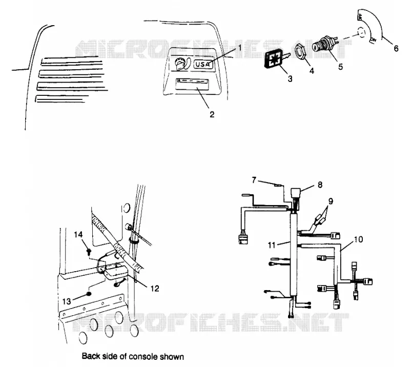 ALLUMAGE ET FAISCEAU ELECTRIQUE 500 EFI 0973774 (4938423842B001)