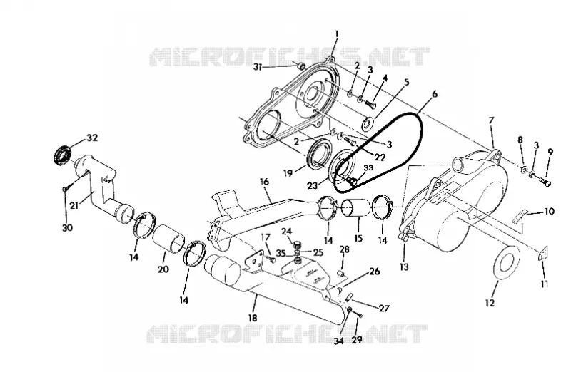 COUVERCLE D'EMBRAYAGE ASSEMBLY 350 4X4 / W928139 (4922832283024A)