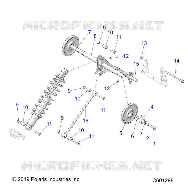 SUSPENSION, BRAS DE SUSPENSION ARRIERE