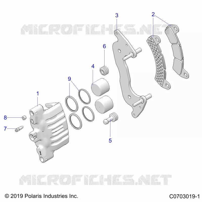 BRAKES, ETRIER DE FREIN AVANT