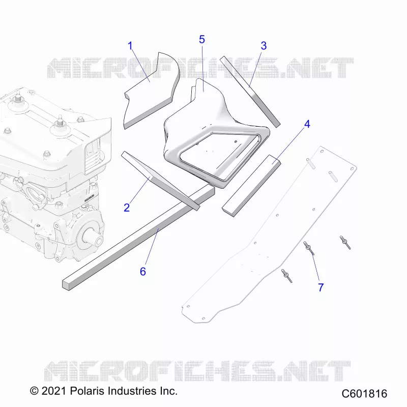 MOTEUR, AIR DUCT, OUTLET