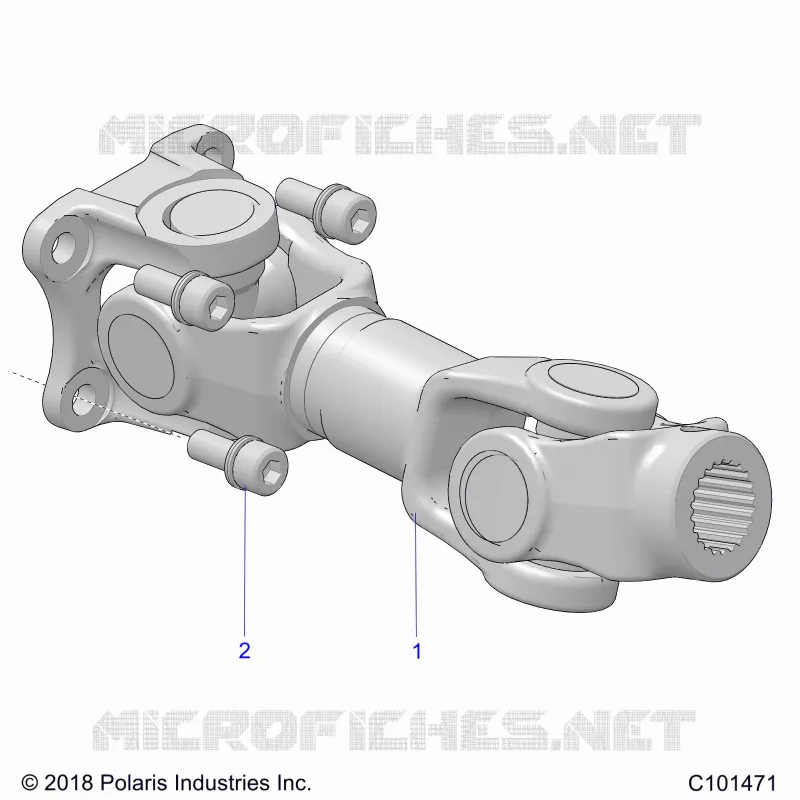 SYSTEME DE TRANSMISSION, PROP SHAFT, REAR