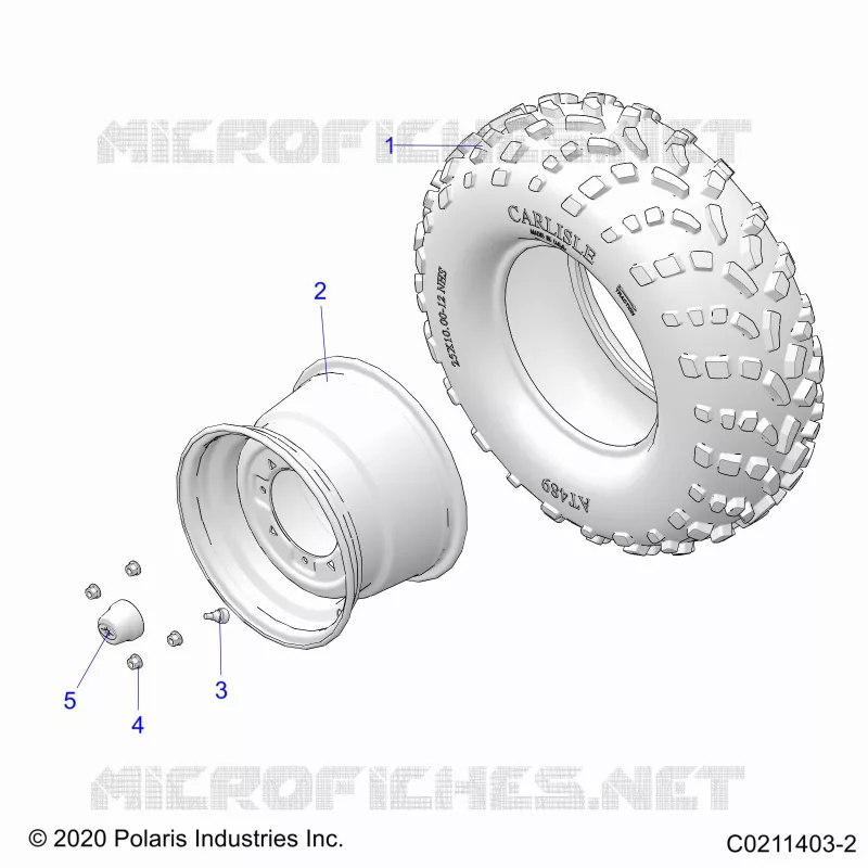 ROUES, REAR TIRE