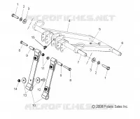 BRAS DE SUSPENSION AVANT (144 INCH)