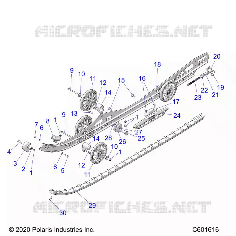 SUSPENSION, RAIL BEAM LH/RH