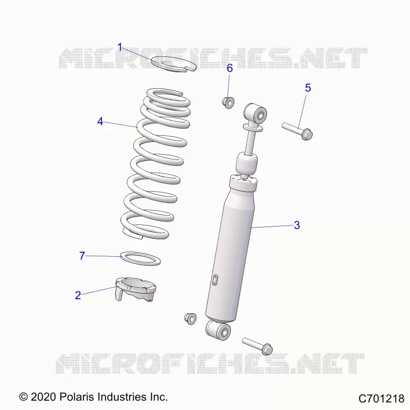 SUSPENSION, AMORTISSEUR AVANT MOUNTING