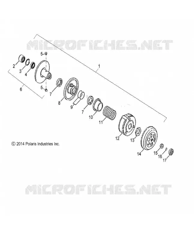 SYSTÈME DE TRANSMISSION, SECONDARY CLUTCH