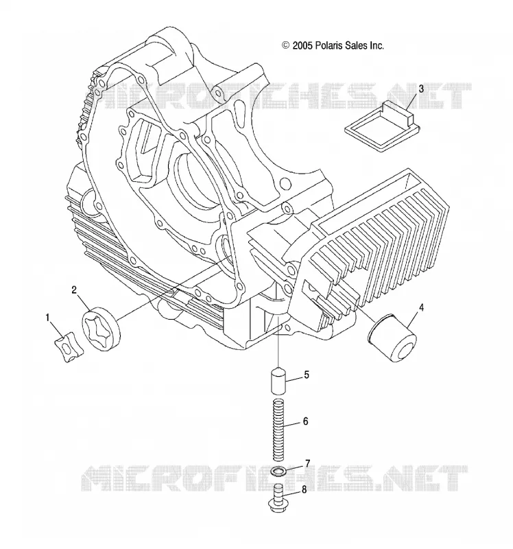 MOTEUR, OIL SYSTEM and POMPE A HUILE