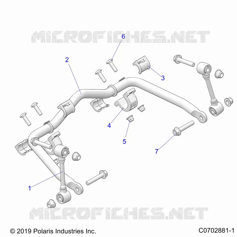 SUSPENSION, FRONT BARRE STABILISATRICE