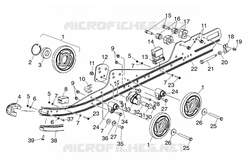 FIXATION RAIL (SUSPENSION)