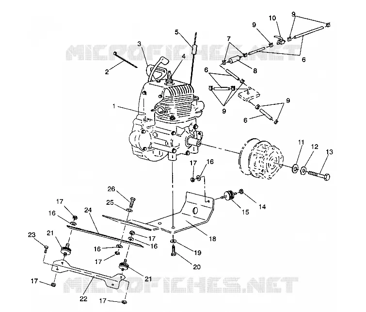 SUPPORT MOTEUR STARLITE/0933427 (4922972297022A)