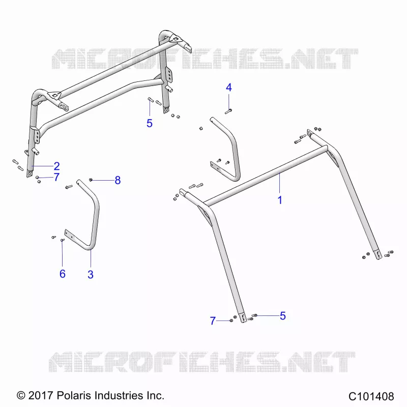 CHASSIS, CAB CADRE AND SIDE BARS