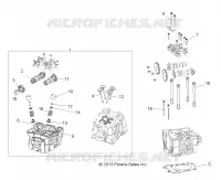 ENGINE, CULASSE, CAMS AND VALVES