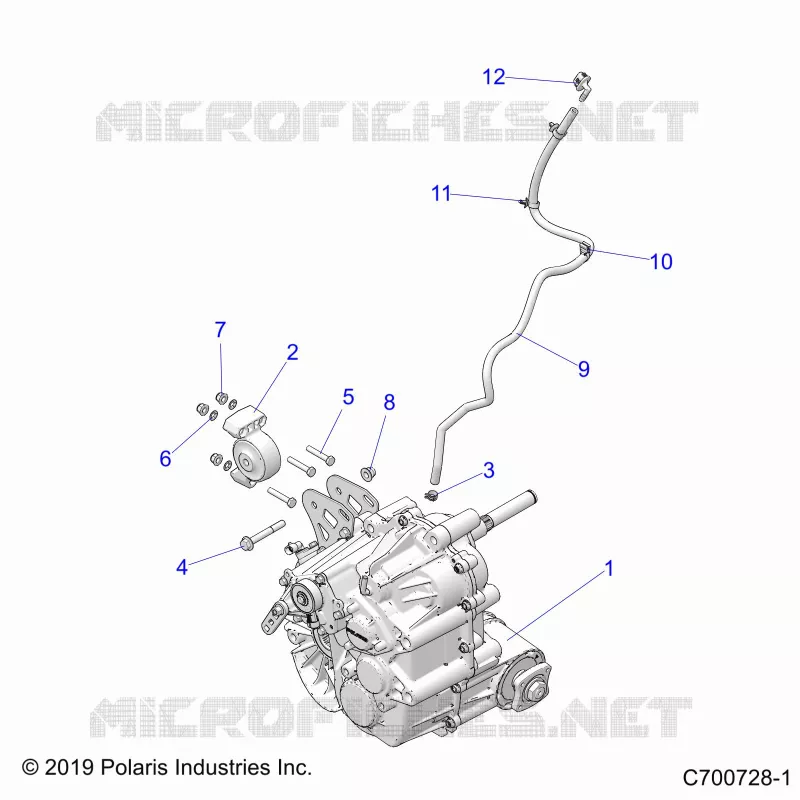DRIVE TRAIN, MAIN SUPPORT PONT