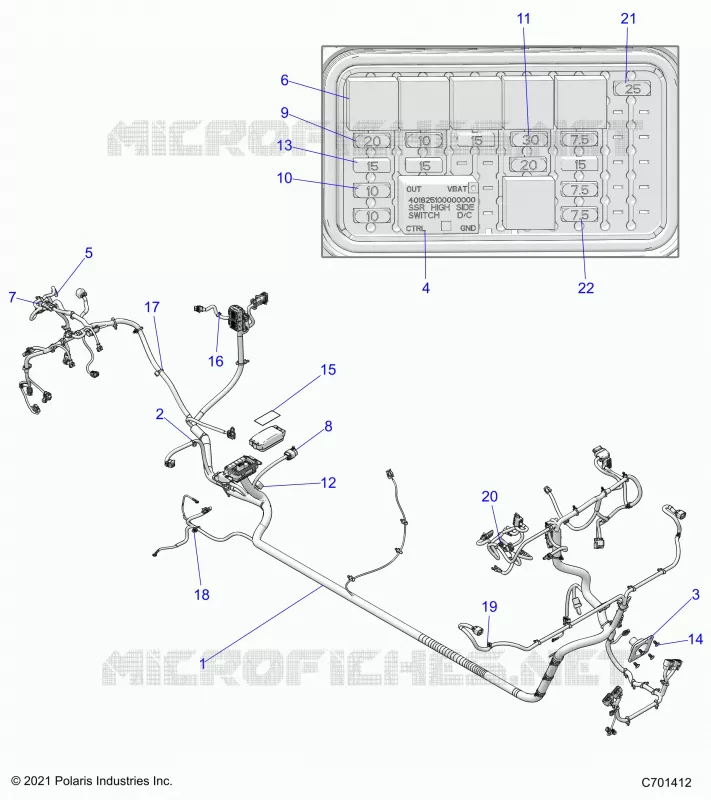 ELECTRICITE, WIRE HARNESS