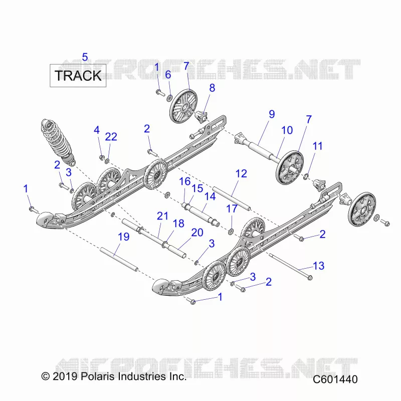 SUSPENSION ARRIERE AND TRACK
