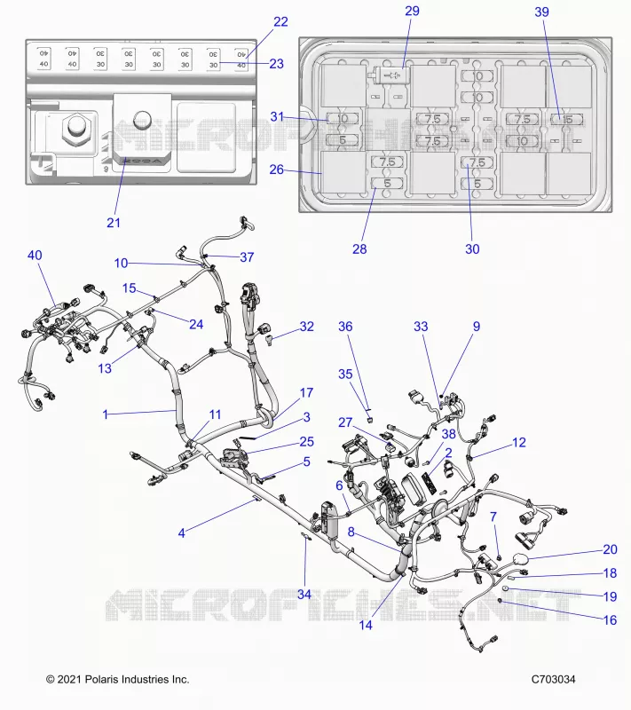 ELECTRICITE, WIRE HARNESS, CHASSIS, ULTIMATE LE