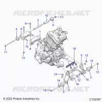 MOTEUR, MOUNTING & LONG BLOCK