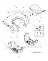 CARROSSERIE ARRIERE CAB, SEAT AND FOOTWELLS