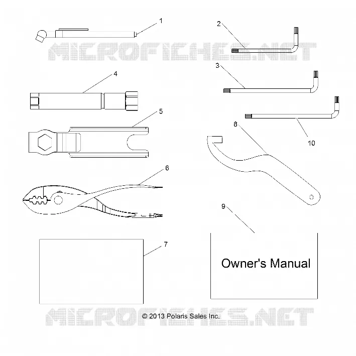 MANUEL DU PROPRIETAIRE AND TOOL KIT