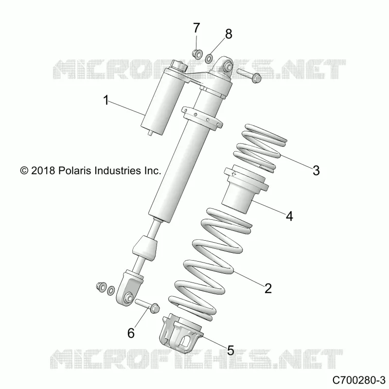 SUSPENSION, AMORTISSEUR AVANT MOUNTING