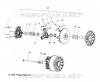 SYSTÈME DE TRANSMISSION, PRIMARY CLUTCH